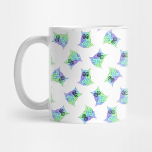 TOPSY Turvy Funny Owls Mug